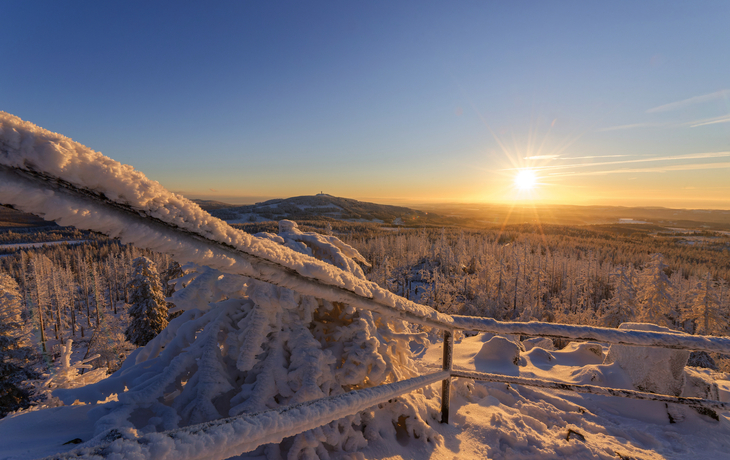 Sonnenaufgang auf der Achtermannshöhe