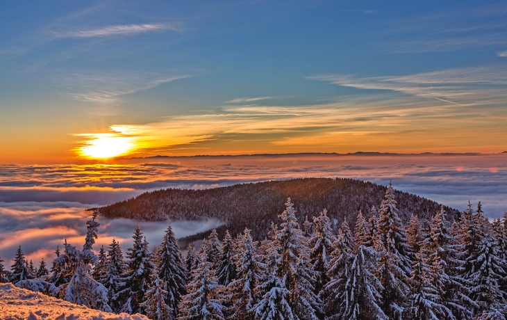 Sonnenuntergang im Schwarzwald