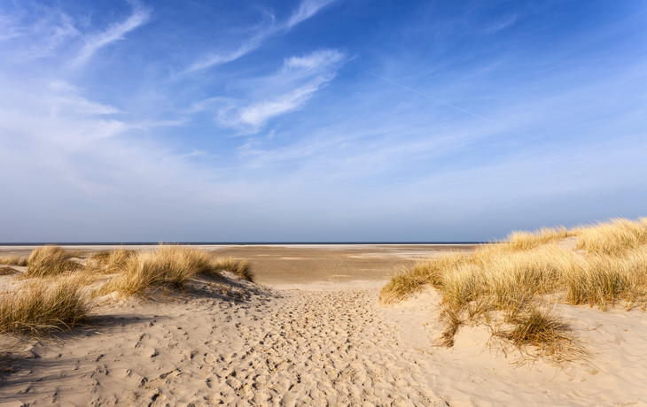 Weg durch die Dünen zum Strand