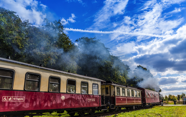 Schmalspurbahn Molli von Kühlungsborn nach Bad Doberan und zurück, Deutschland