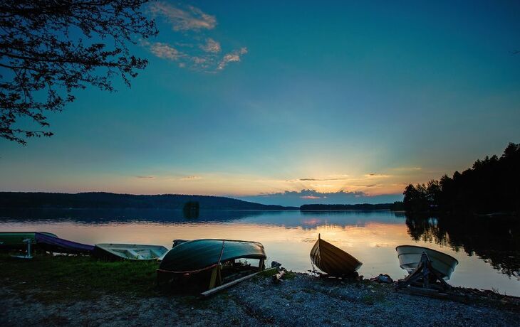 Sunset in Kuopio, Finland