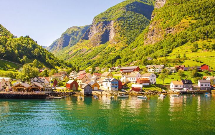 Aurlandsfjorden - Undredal in Norwegen