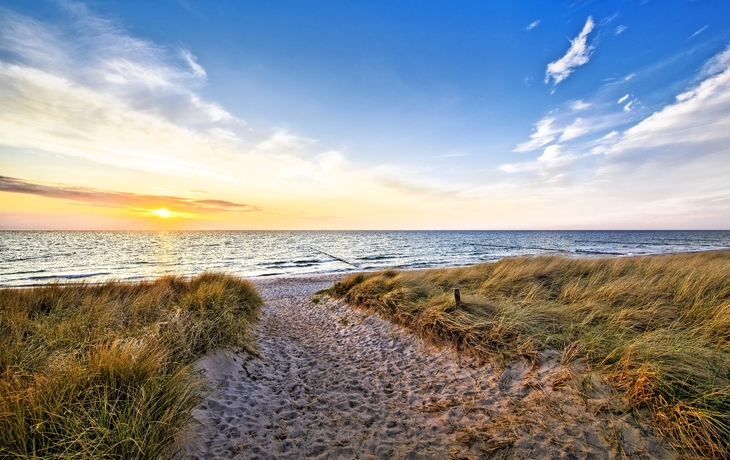 Weg zum Strand durch die Dünen