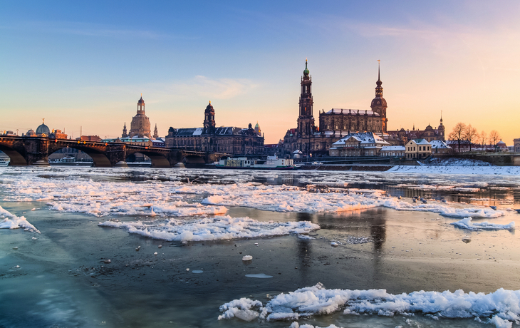 winterliches Dresden