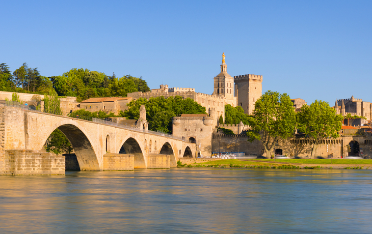 Pont Saint-Bénézet / Pont d'Avignon in Avignon, Frankreich