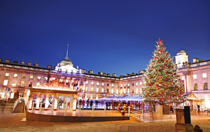 Weihnachtliches Somerset House in London