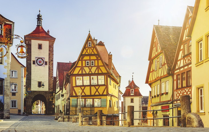 Plönlein mit Siebersturm in Rothenburg ob der Tauber