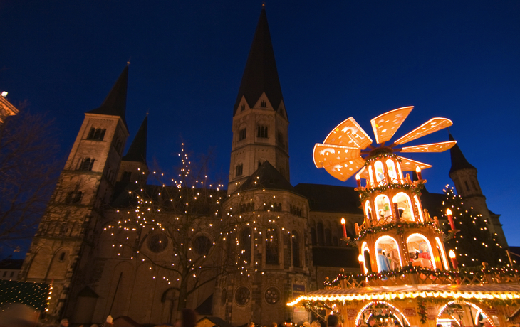 Weihnachtsmarkt in Bonn, Deutschland