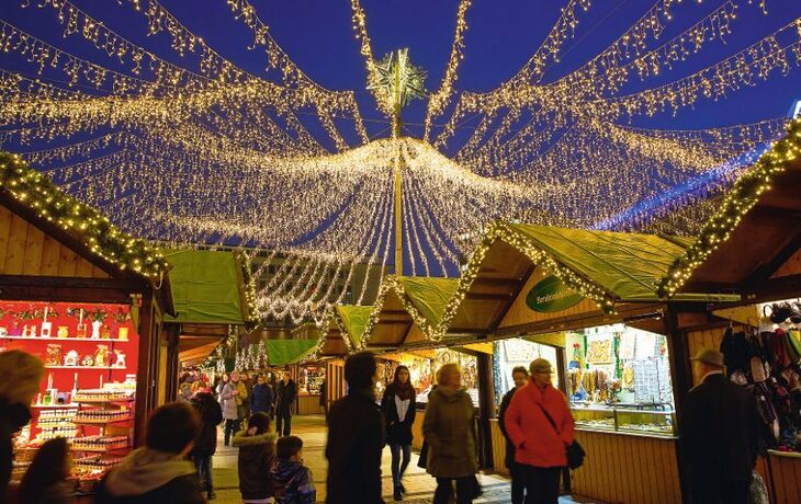 Weihnachtsmarkt in Essen, Deutschland